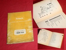 Ersatzteilliste FRISCH Planierschild Dozer 710 D für Deutz Raupe