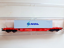 Fleischmann 5248 K  H0 Schwerlastwagen mit Container NOL