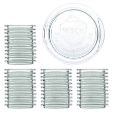 48 Weck Glasdeckel RR80 +