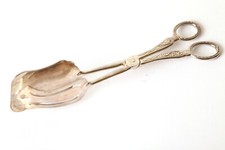 Gebäckzange  Vorlegezange   versilbert  22 cm  (138734)