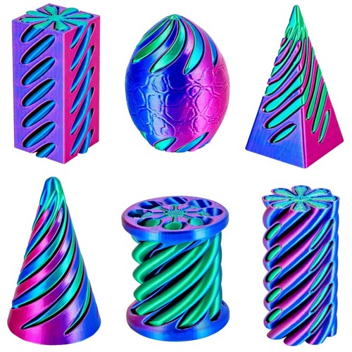 Fidget kegel spielzeug 6er - kegel, set
