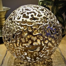 Lampenschirm - Metall - Gold - G9  - Paul Neuhaus - Greta - Gold  Altmessing - E