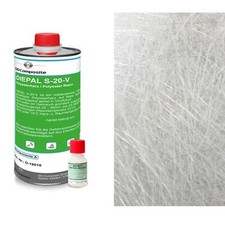 1kg GFK Polyesterharz und 1m²