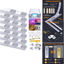 LED Kanal U Form 6x1m 20