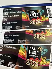 3x Das Fest Tickets Freitags