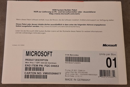 Microsoft windows - windows, 7
