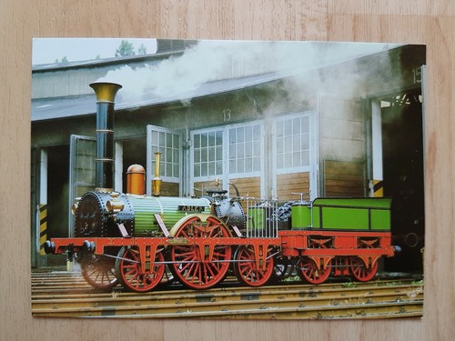Postkarte dampflokomotive - postkarte,