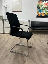 Interstuhl - Goal 550GW - Freischwinger/Konferenzstuhl - Stoff - Schwarz - A604