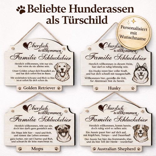 Willkommensschild