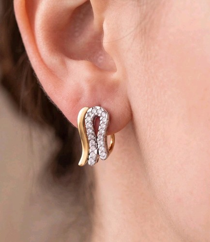 750er 18k gold - ohrringe, g