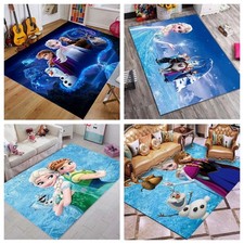 ✨Neu Anna Elsa Prinzessin 3D Teppich Fußmatten Kinderteppich Bodenmatte Türmatte