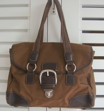 Bogner  Cross Body Umhänge- Schulter- Tragetasche    Braun mit  Leder Neuw.