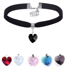 Choker Kropfband HERZ Samtband