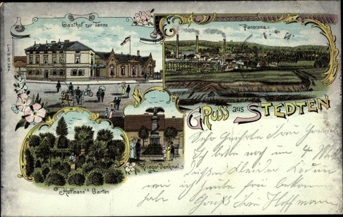 Litho stedten see - stedten, am