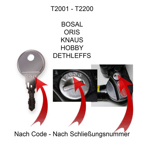 Schlüssel t2001 t2200 - t2001,