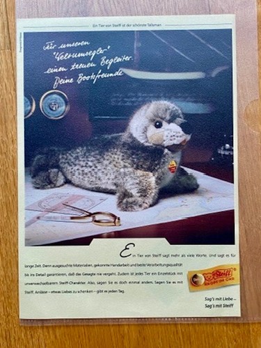 Steiff knopf ohr stofftier - knopf,