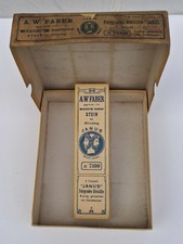 12 alte antike Bleistifte AW Faber Janus Nr 7300 HB