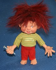 Pumuckl Puppe alt Mitte - Ende 60er Jahre 30 cm