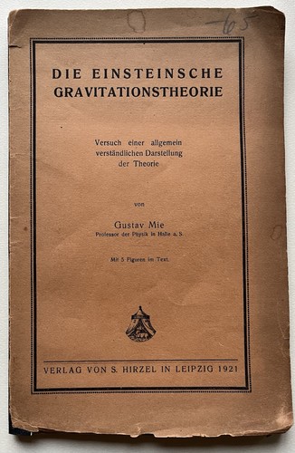 Gustav mie einsteinsche - mie:,