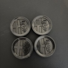 4 x Alfa Romeo 916, Radnabendeckel, Durchm.: 50 mm, Schwarz 