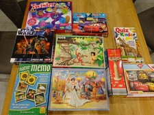 9 Stck Spiele Puzzle Twister Quiz Kinder Paket Konvolut #1