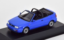 1:43 Minichamps VW Golf 3 Convertible 1997 blue