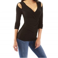 Sexy tiefem V-Ausschnitt mit