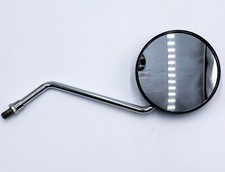 Motorradspiegel JW rund Oldtimer Ersatzteil Spiegelarm Gewinde Rückspiegel retro