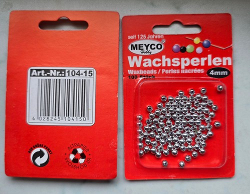 Meyco wachsperlen in - mm,