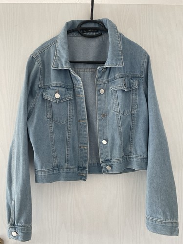 Jeans jacke mit knöpfen - jeans,