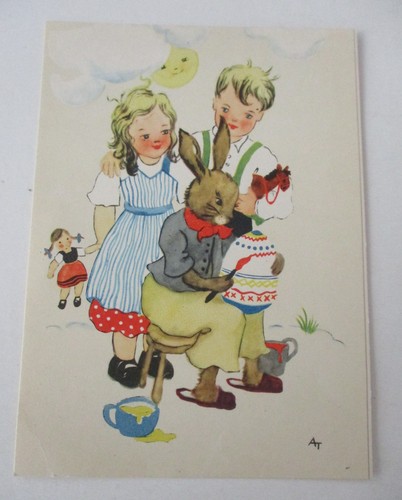 Schöne alte osterkarte - alte,