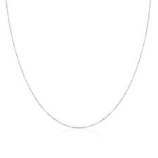 9K Weißgold Gehämmert Trace