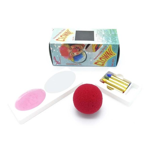 Clown schmink set nase - clown,