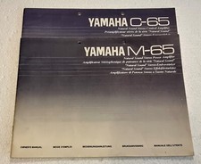 ⭐️⭐️⭐️ 2 x Bedienungsanleitung für Yamaha C65 und M65 ⭐️⭐️⭐️