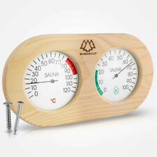 Sauna Thermometer Hygrometer Holz Temperatur und Luftfeuchtigkeit Sauna Zubehör