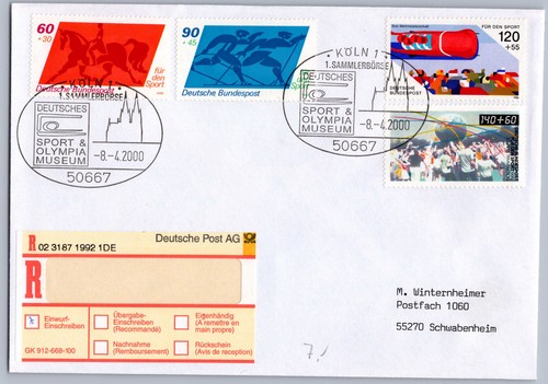 Brief sonderstempel sst köln - sonderstempel,