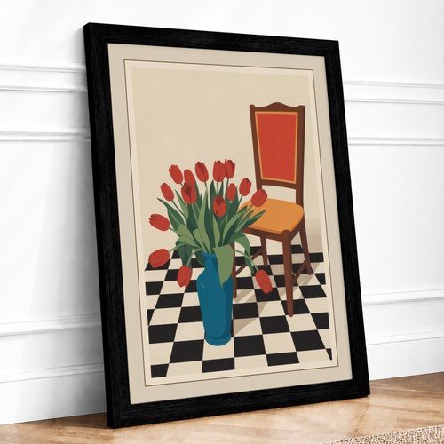Tulpen und stuhl - stuhl, art