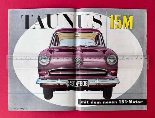 Auto reklame prospekt 1954 - prospekt, um