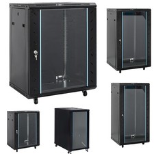 22U Netzwerkschrank mit Rollen