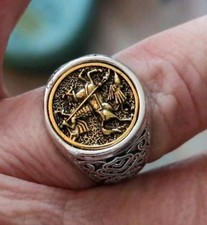 Herrenring Antik Silber