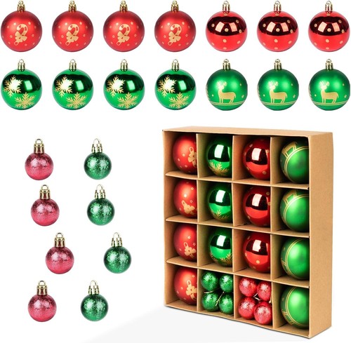 30pcs christmas baubles set - christmas,