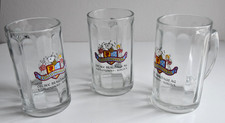 3 x Bierglas Bierkrug Ostsee Brauhaus AG Kühlungsborn Rostock Trotzenburg 2003
