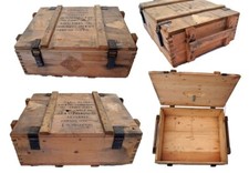 NATO Holzkiste 26NB Natur/Oliv