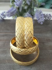 Adana Burma Yildizli Bilezik Gold Armreifen 22 Karat vergoldet 1,5cm