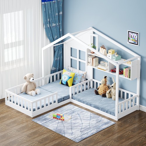 Hausbett kinderbett mit - hausbett,