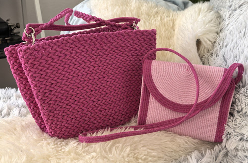 Handtasche damen set rosa - damen,