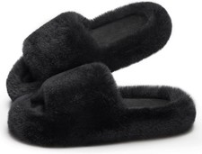 ATHMILE Damen-Hausschuhe mit