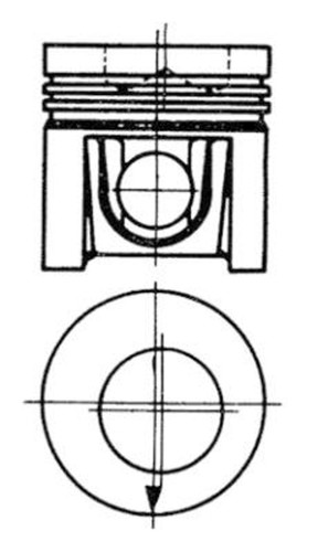 Kolbenschmidt kolben 92951600 - kolben,