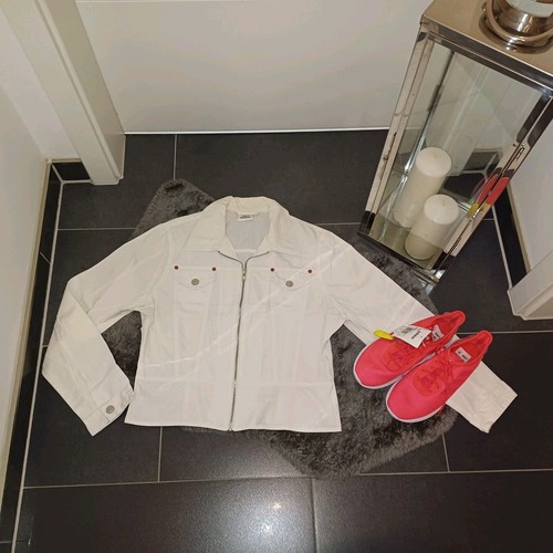 Blusenjacke weiß l40 44 - blusenjacke, m