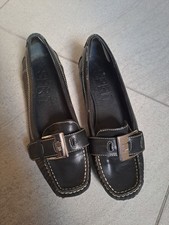 Esprit Mokasins Grösse 37 schwarz mit Schnalle